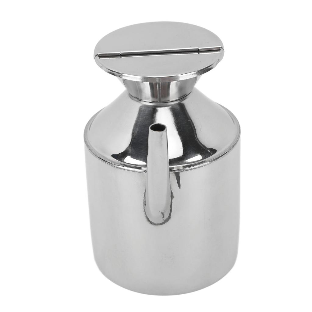 Stainless Steel Oil Can Multipurpose Oil Container Oil Dispenser Bottle for Soy Sauce Vinegar Cooking Wine