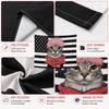 Funnypinkhairyuji I-Itadorianime Cat Tapestry Flat Printblackandwhite Americanflagwallhanging Aesthetic Room Decor For Dorm Gift