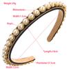 Elegance Retro High Hair Accessories Fashion Thin Pearl Headband Female Sense Dinner Party Edges Baroque
