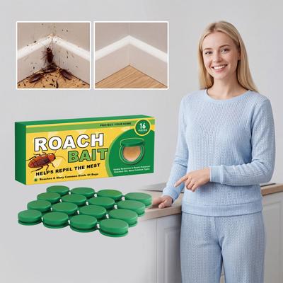 Cockroach Bait Station Non Toxic Safe Design for Indoor Use Reusable and Discreet Pest Control Device