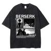 Anime Berserk Griffith T Shirts Men Women Manga Graphic T-Shirt Anime 100% Cotton Harajuku Vintage Hip Hop Casual Tees Clothing