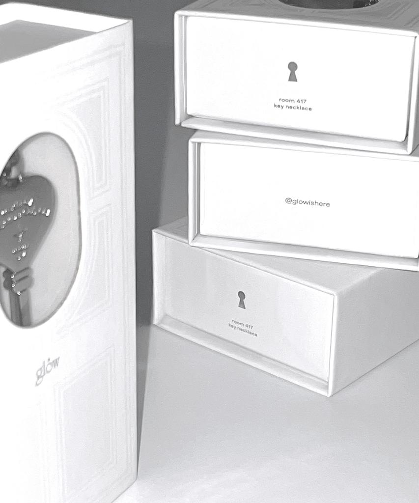 Glow Room 417 Key Necklace