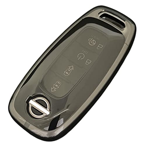 

[ZANEKO] Новый чехол для ключа Serena C28 X-Trail, совместимый с чехлом для ключа Nissan Aria, чехол для смарт-ключа Sakura (черный)