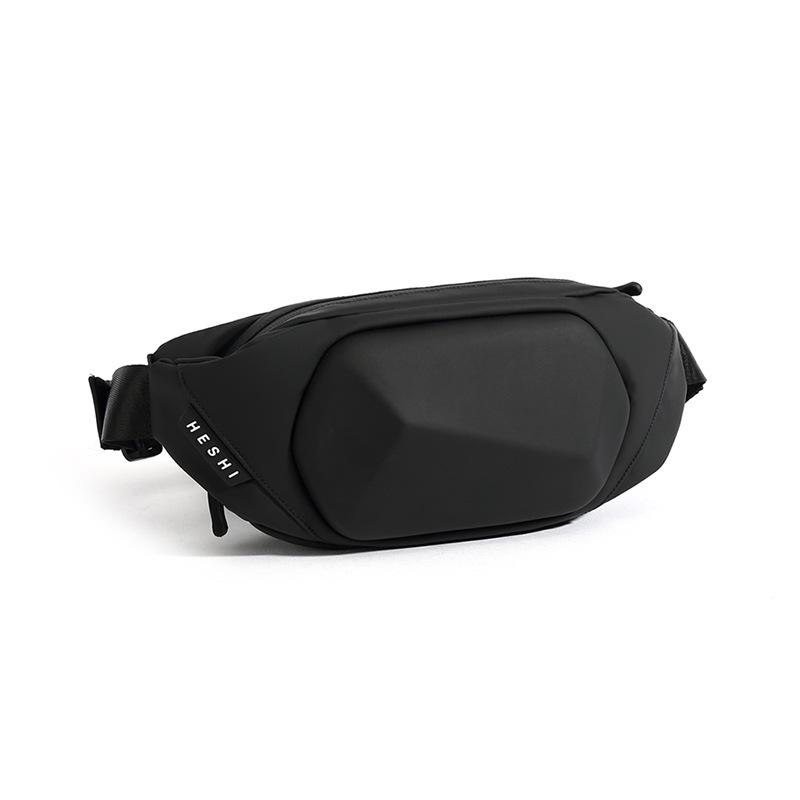 Men's Trendy Shield Armor Messenger & Waist Bag - Unisex Sports Chest Bag for Mobile Phone