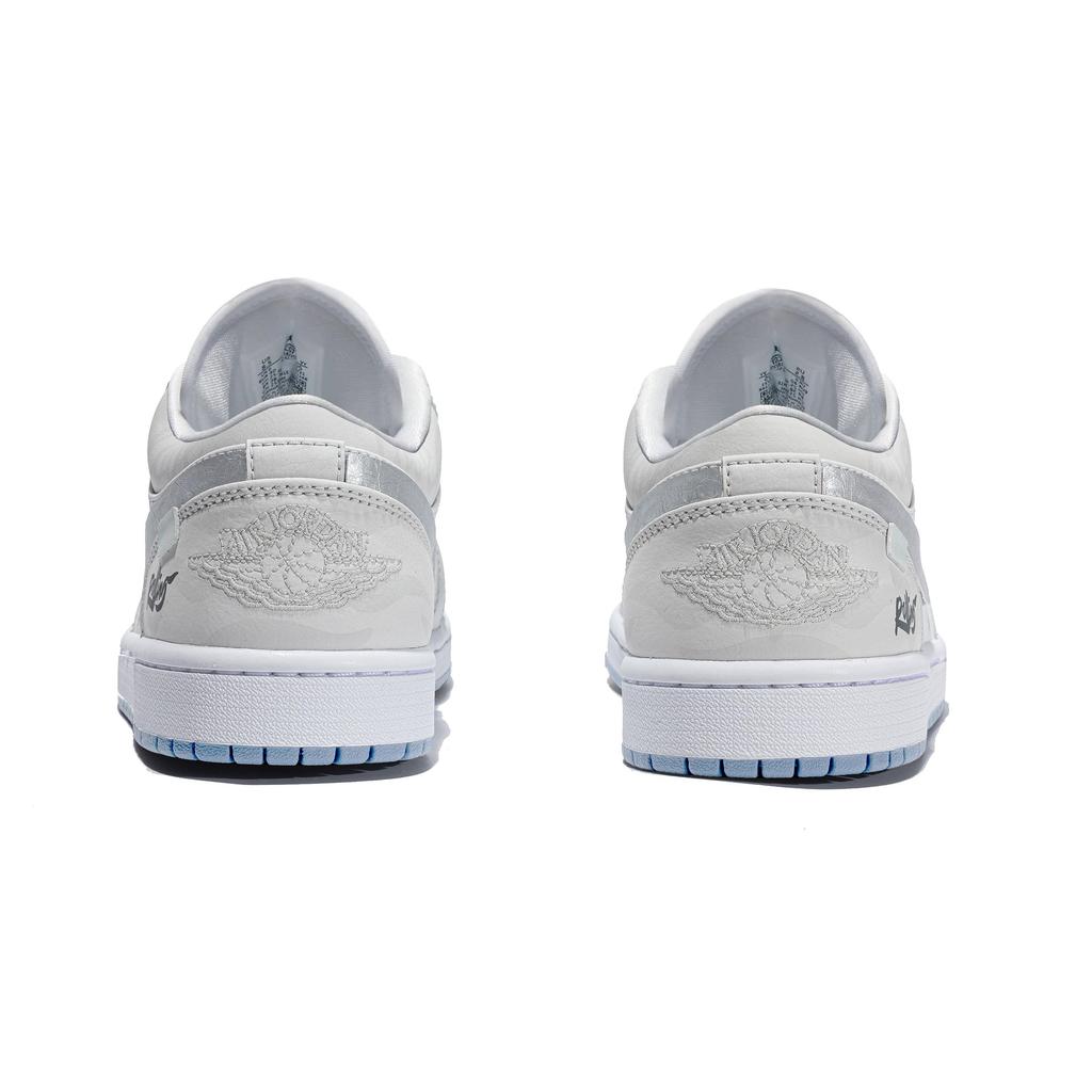 Jordan Air Jordan 1 Ice Blue Maris Sal Abrasion Resistant Abrasion Resistant Low Top Vintage Basketball Shoes Unisex DC0774-105(team246-)