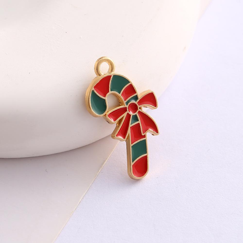 Alloy Drip Cartoon Santa Snowman Bells Diy Bracelet Pendant Pendant Accessories