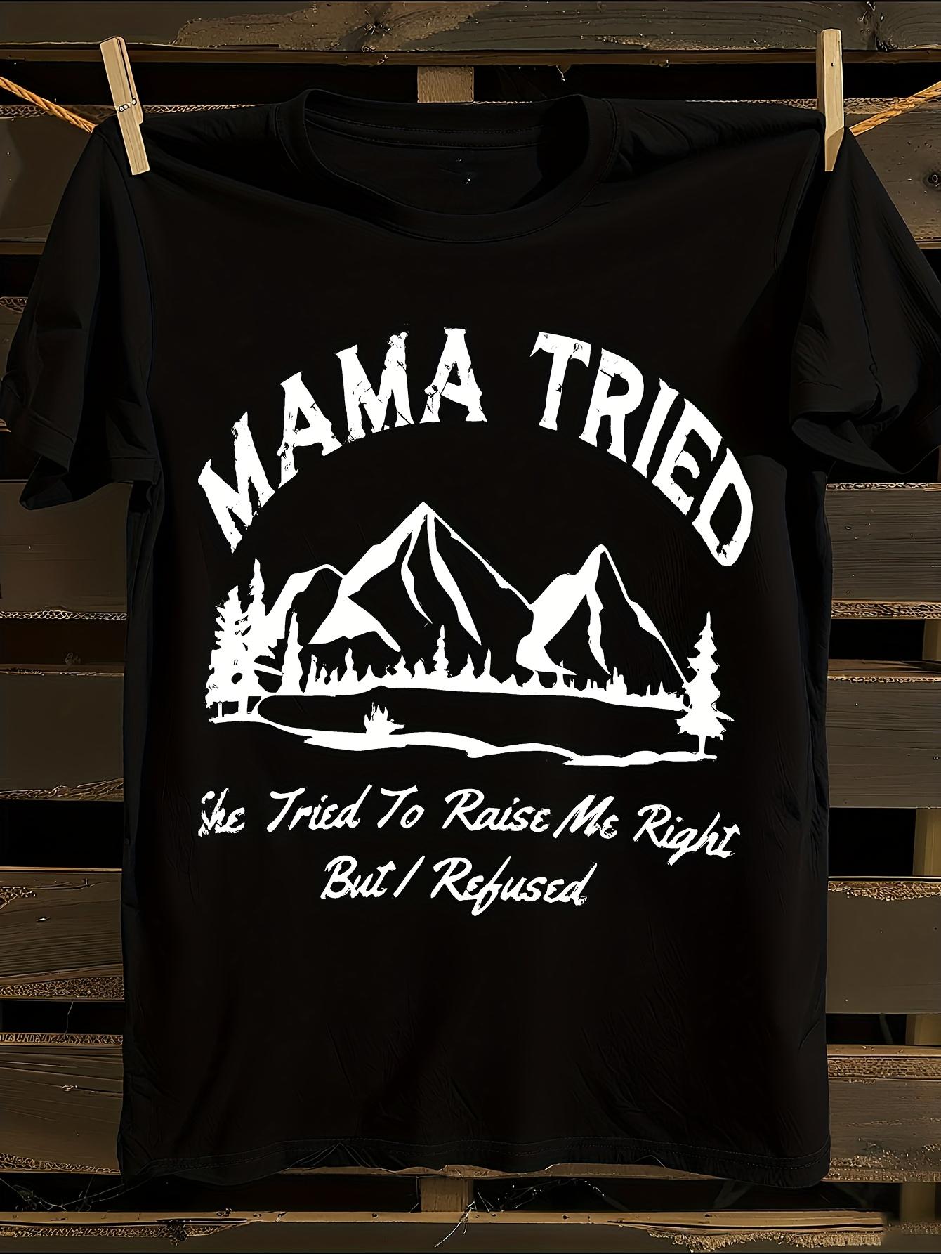 Vintage Tshirt Vintage Country  Mama Tried  Graphic Tshirt S