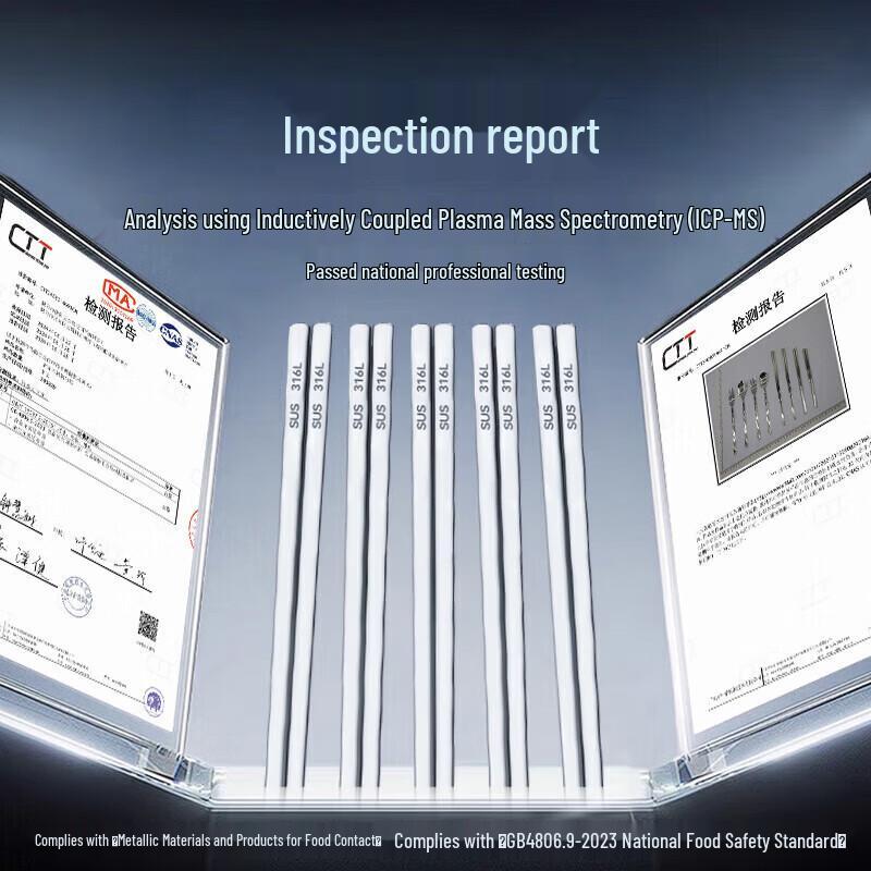 316L Edelstahl Essstäbchen