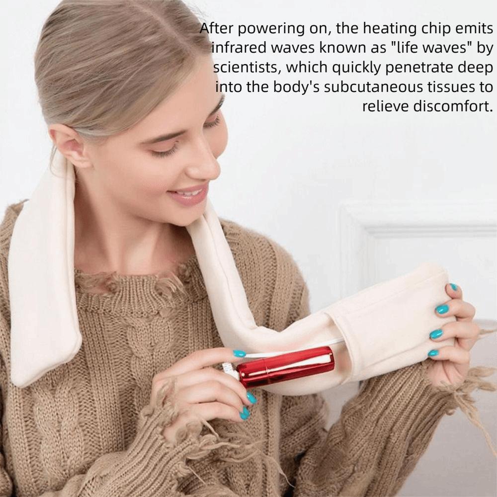 Not Include Battery USB Heated Scarf Temperature Control Shawl Fashion Neck Warmer Unisex