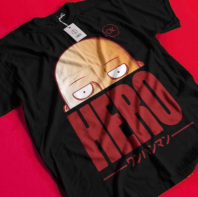 One Punch Man T-shirt Saitama T-shirt Garou T-shirt Fubuki Genos Anime Manga OK T-shirt AA53