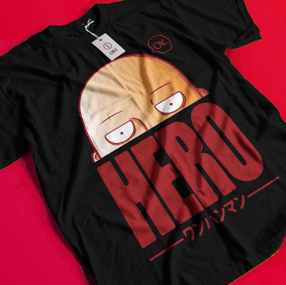 One Punch Man T-Shirt Saitama Shirt Garou Tshirt Fubuki Genos Anime Manga OK Tee AA53