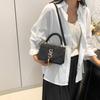 Simple and Fashionable Summer New Fashion Retro Underarm Small Square Bag Beautiful One-shoulder Crossbody Bag Solid Color Women's Bag