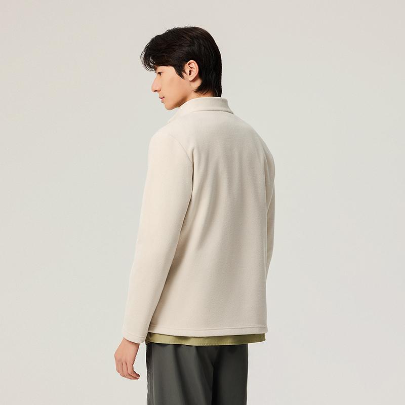 Anta Outdoor Series Stand Collar Pullover Solid Color Comfortable Versatile Warm Casual Simple Knit Sweater Unisex Sweater 972616401-1