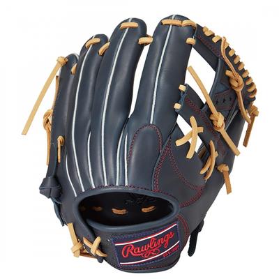 Rawlings Baseballhandschuh für Erwachsene, Softball, HYPER TECH R9 PAISLEY [für Infielder], Größe 11,25, GR3R9N62, Marineblau, für Rechtshänder