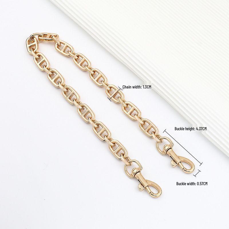 Antique Gold Chain for Thickened Crossbody or Shoulder Strap Replacement