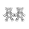 1/5pairs Colorful Bear Buckles Women Men Adjustable Jeans Pants Pins for Loose Jean Fit Tighten Waist Closing Reduce Snap Button