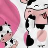 Cartoon Cow Face Cow Cartoon Anime Print Flannel Blanket Soft Warm Throw for Kids Bedroom Sofa Christmas Office Car
