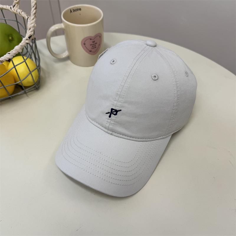 American Retro Simple Letter Embroidered Baseball Cap Female Spring And Summer Face Small Soft Top Cap Male