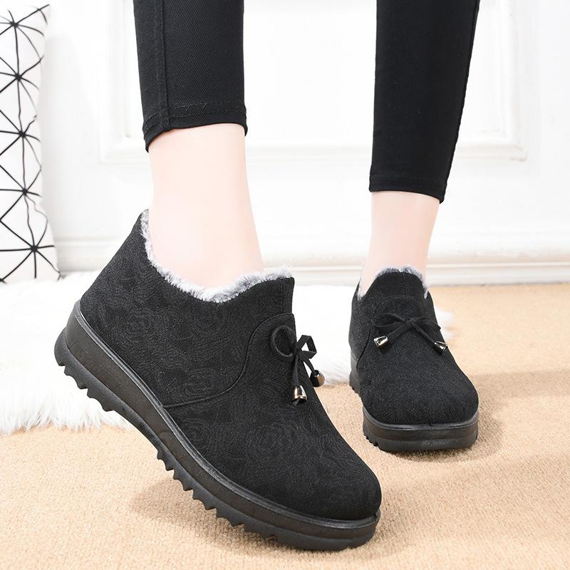 Thick And Warm Cotton Shoes For Middle-aged And Elderly Women In Autumn And Winter