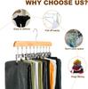 Hanging Closet Organizer 360&Deg; Rotating Multi Clip Hanger Space Saving Hanger Sturdy Portable Hanger For Rvs Dormitory