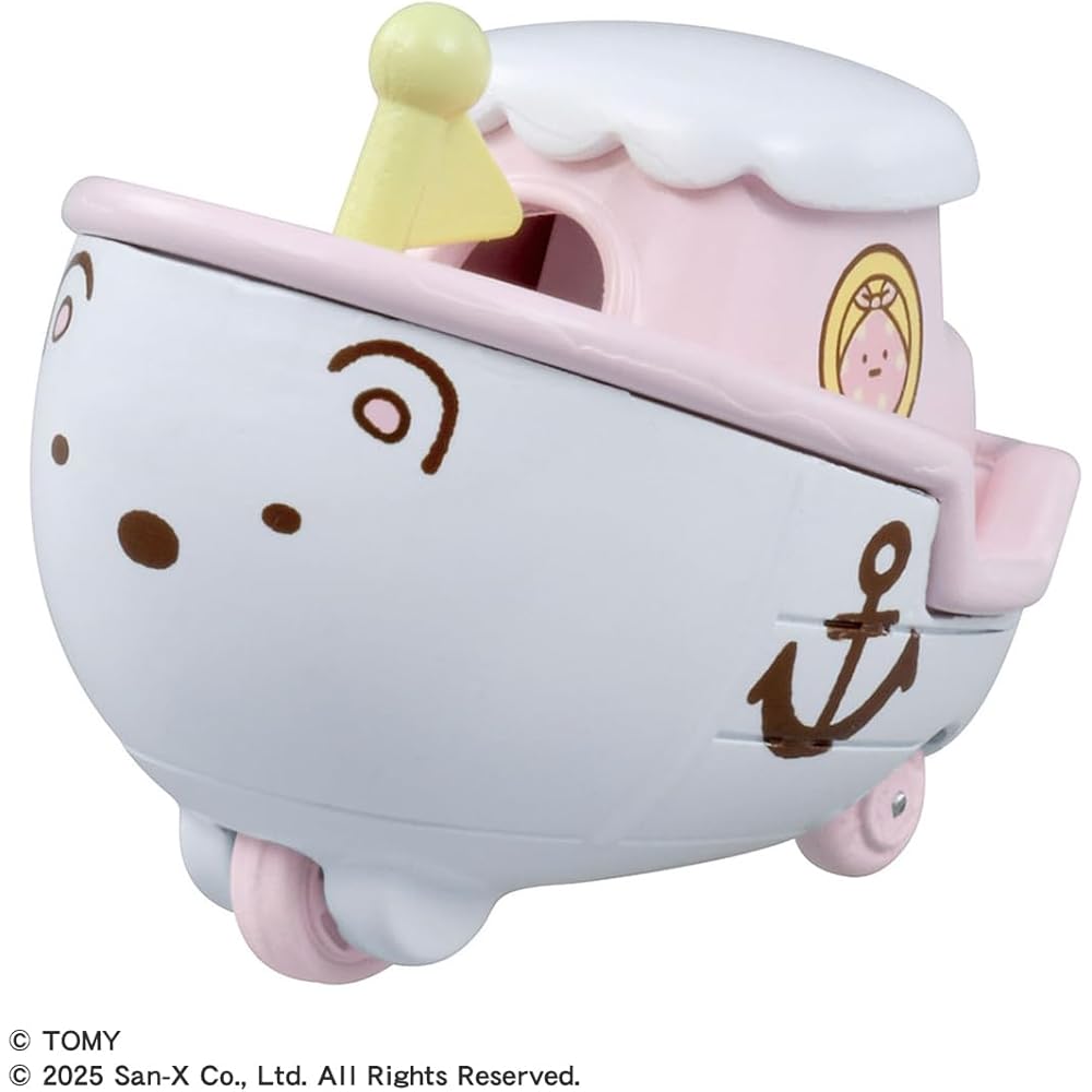 Takara Tomy Tomica Dream Tomica SP Sumikko Gurashi Dreaming Ship Shirokuma Mini Car Toy for Ages 3 and Up