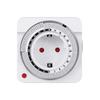 CE-zertifizierte europäische mechanische 24-Stunden-Zeitschaltuhr-Steckdose