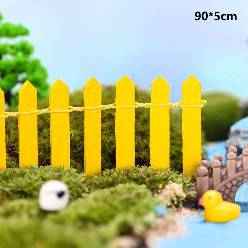 Mini DIY Holzzaun für Miniatur-Pflanzendekor und Landschaftsbasteln**