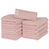 Towel Laboratory Face Rose Standard Medium Low Fast JapanTechnology [Everyday Simple] #001 Towels, Pink, 10-Piece Set, Type, Weight, Lint, Absorbency,