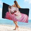 F-FelixS singer Microfiber Printed Beach Towel Mountain Climbing Yoga Beach Swimming Running Absorbent Soft Towel