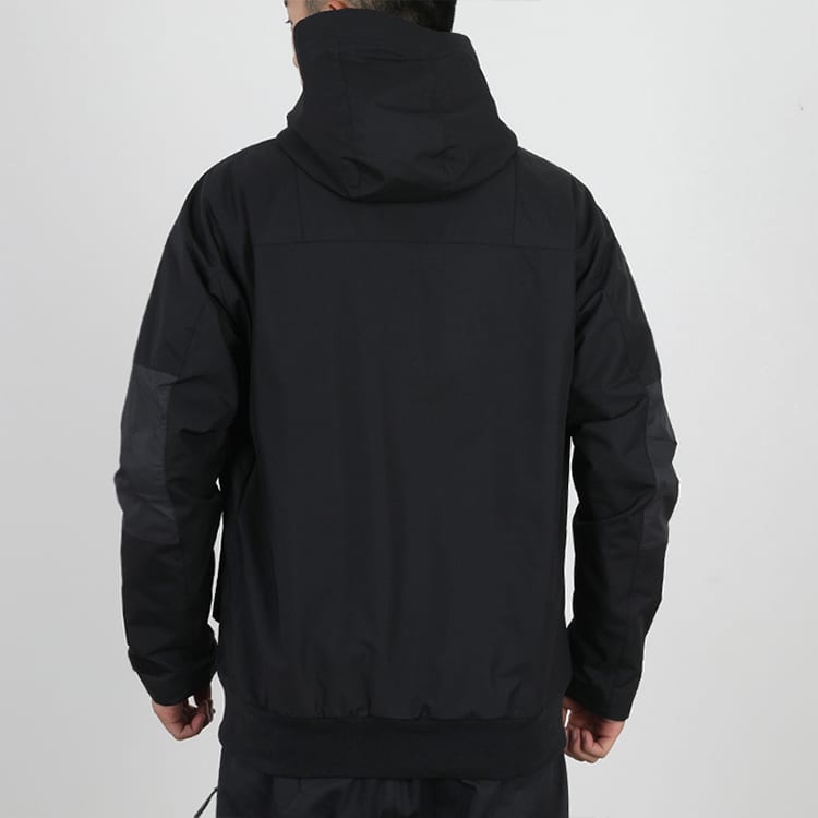 Adidas Th Jkt Func Workwear Fleece Lined Casual Sports Hooded Jacket Winter Men's Black GM4397