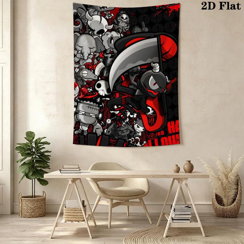 DADA The Death Taker Pattern Home Decor Tapestry, Wall Hanging, Decorative RV Wall Cloth.XGT0914126