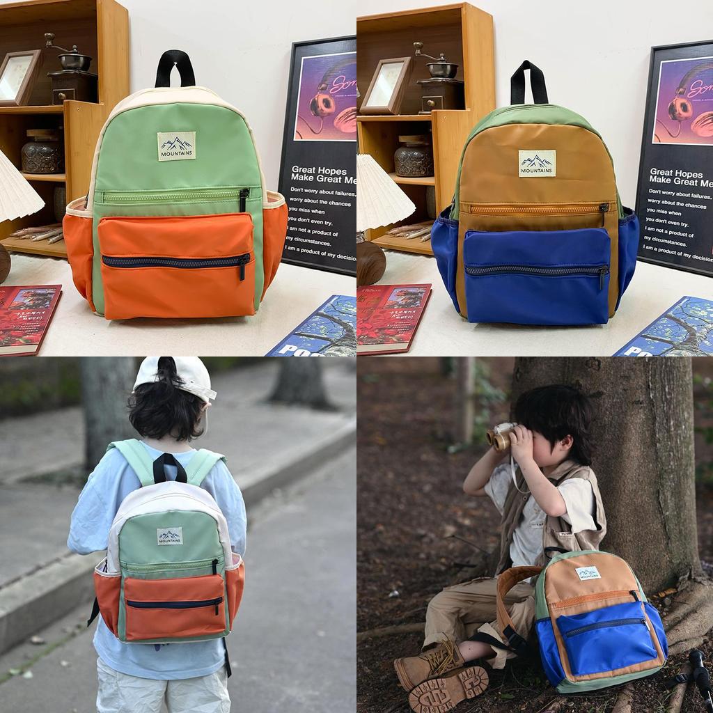 Kindergarten Kids Backpack With Breathable Nylon Material For Daily Use