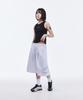 SCALLYWAG Side Big Logo Bermuda Sweat Shorts [Light Grey]