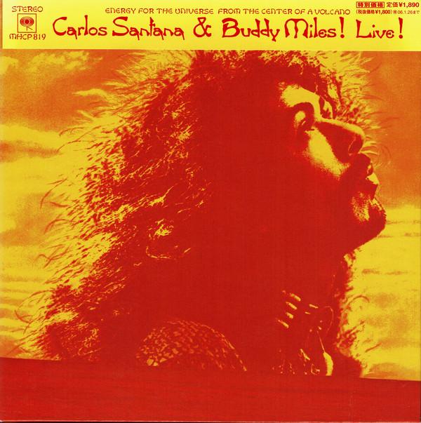 

CD CARLOS SANTANA, BUDDY MILES - Live! HCP819 Sony Records In 2005 Japan ObiJazz Used