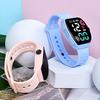Yousheng Electronic Watch Waterproof Power-saving LED Display Multifunctional Low Consumption Precise Time Lightweight Square Dial Sports Watch for