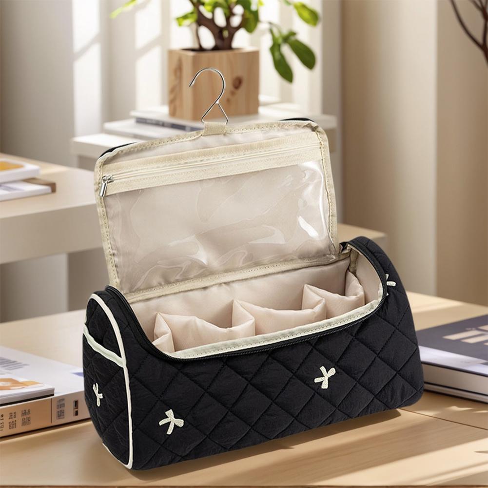 Travel Makeup Case Large Capacity Hair Dryer Storage Bag Toiletry Organizer Bag for Women Girls Daily Use