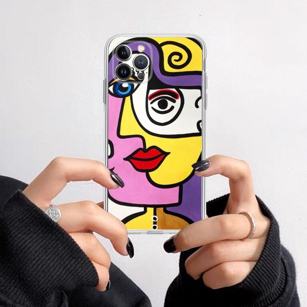 Picasso abstract Art painting Phone Case For iPhone 15 14 11 12 13 Mini Pro XS Max Cover 6 7 8 Plus X XR SE 2020 Funda Shell