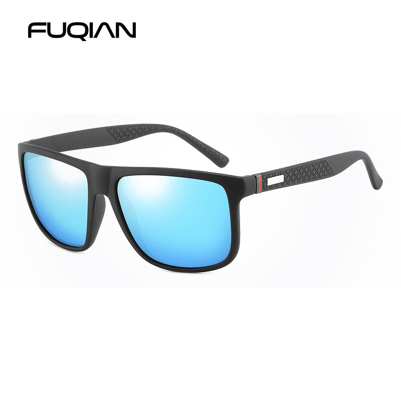 Luxury Sunglasses Men Classic Big Square Plastic Vintage Anti Glare Driving Shades UV400 Fashion Sun Glasses