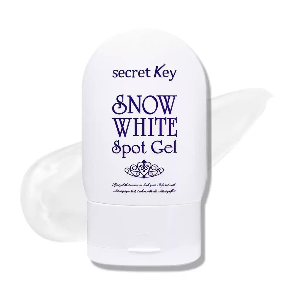 

Secret Key Snow White Spot Gel 65g SecretKey Korean Skin Whitening Quick Snow Brightening And Refreshing Gel