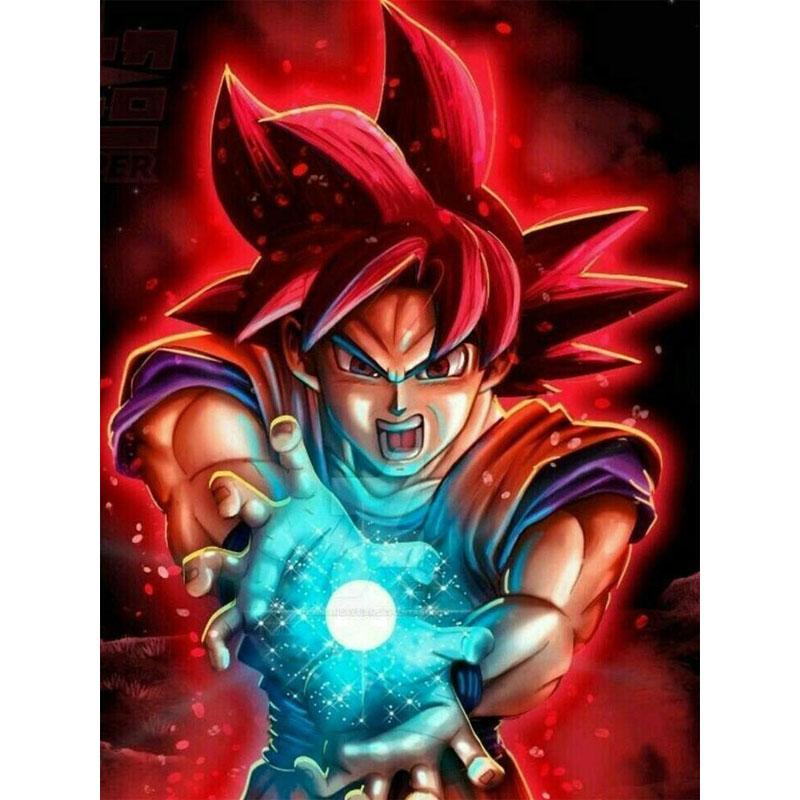 

Полная алмазная вышивка бриллиантовая мозаика бриллиантовая роспись Goku крестиком наборы домашний декор