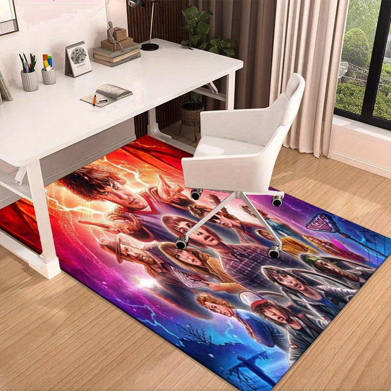 Stranger Sci-fi Adventure Carpet, Chair Rug,Rug for Office Bedroom Living Rooms, Doormat Decor Fan Gift Christmas Gift