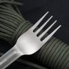 1pc Titanium Spoon/Spork/Fork Light Weight Camping Tableware Accessories