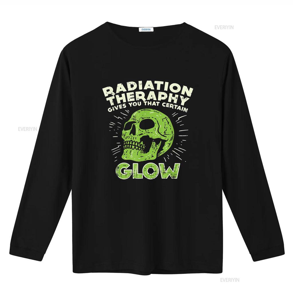 Womens Radiation Therapy Funny Cancer Fighter Survivor T Shirt Black 2X Large Vintage Washed Slightly Top For Everyday Wear