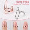 10Pcs Adjustable Nail Rings Removable Thin Design Nail Art Decoration Reusable Comfortable To Wear Fingertip Protective Cover