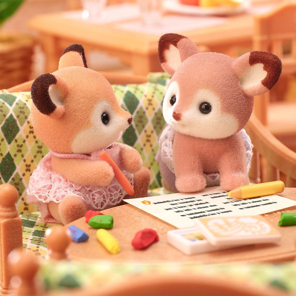 Sylvanian Families Adorable Deer Family Collectible Set