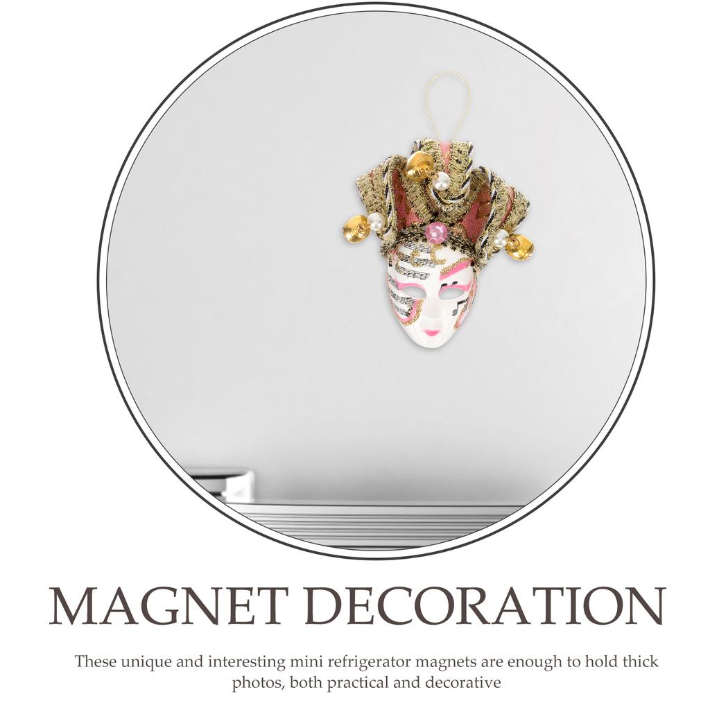 Realistic Clown Mask Fridge Magnets Adorable Home Decor Carnival Party Magnet Household ganizer Tool For Office Storage