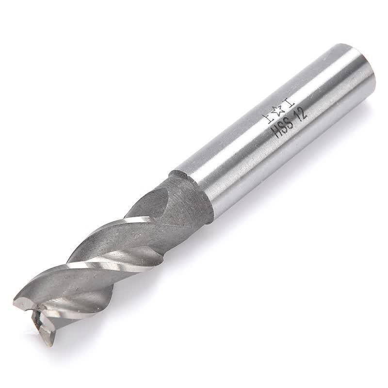 ShangGong HSS 3-Flute Coarse Tooth Straight Shank End Mill Set