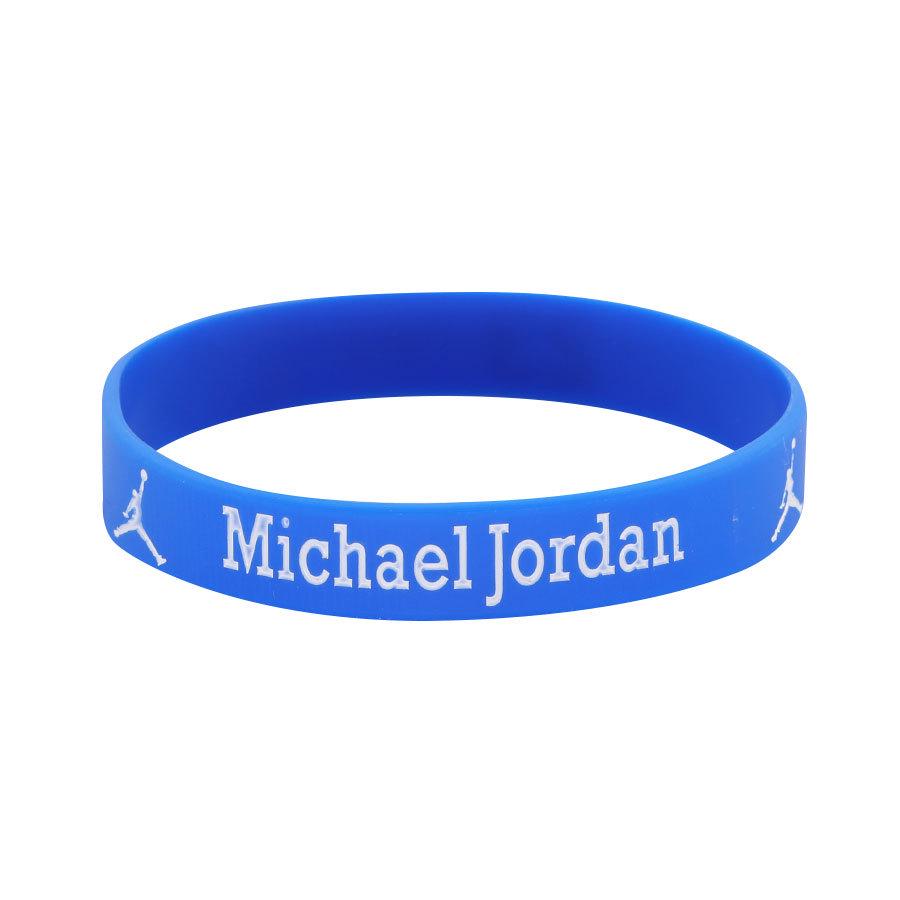 Douyin Popular NBA Star Signature Luminous Silicone Sports Bracelet/Wristband