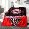 Bayern Munich Emblem Blanket Ultra-Soft Great for Picnics Office Bedding Four Seasons Multipurpose Playful Design