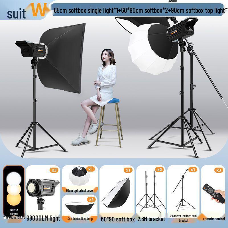 Octagonal Parabolic Softbox Set for Professional Indoor Photography